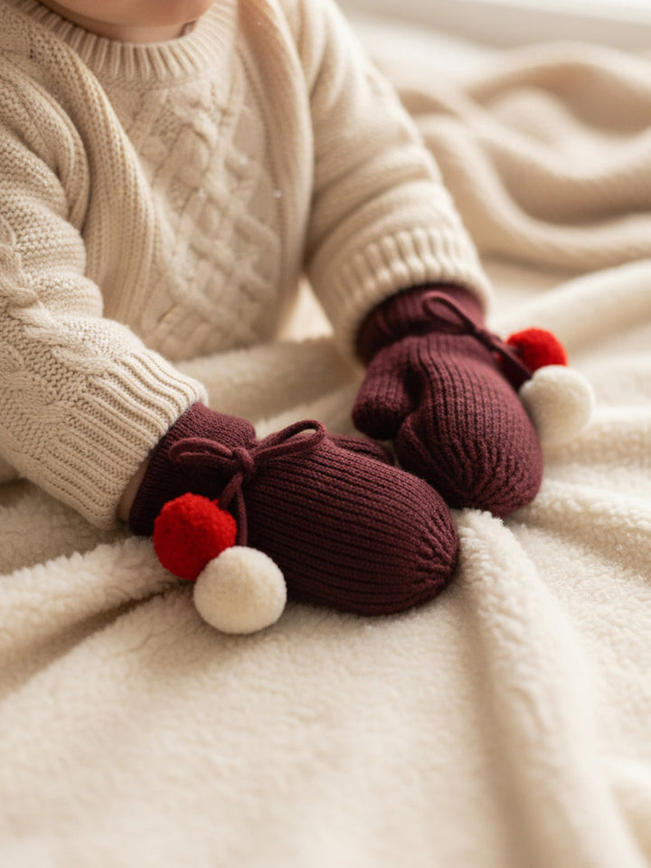 Nuts Christmas Mittens