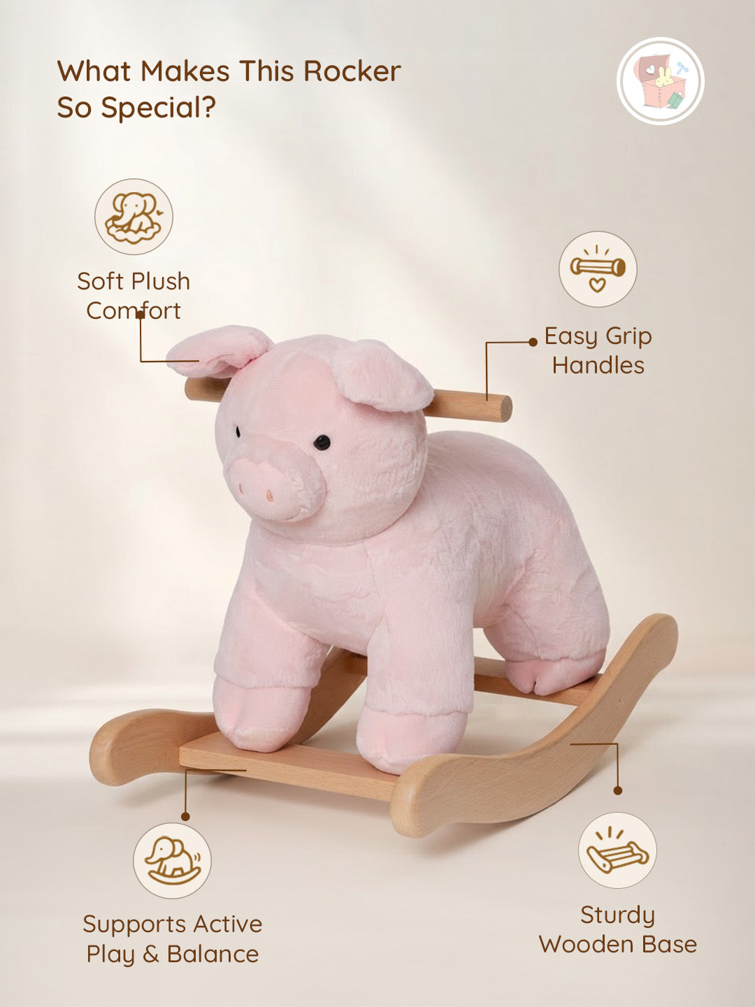 Peppa Piggy Baby Rocker