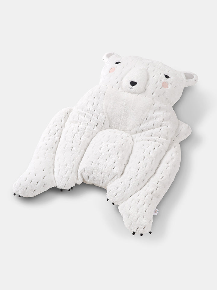 Polar Bear Baby Pillow - Nap Mat for playtime on the floor
