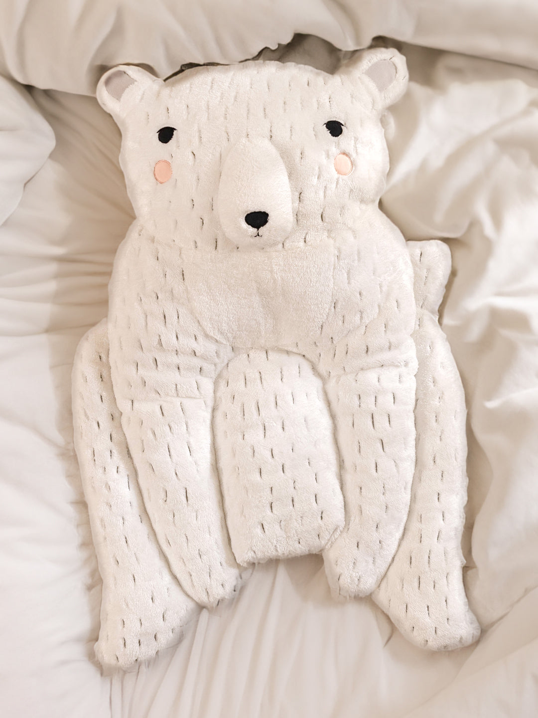 Polar Bear Baby Soft and cozy Pillow - Nap Mat