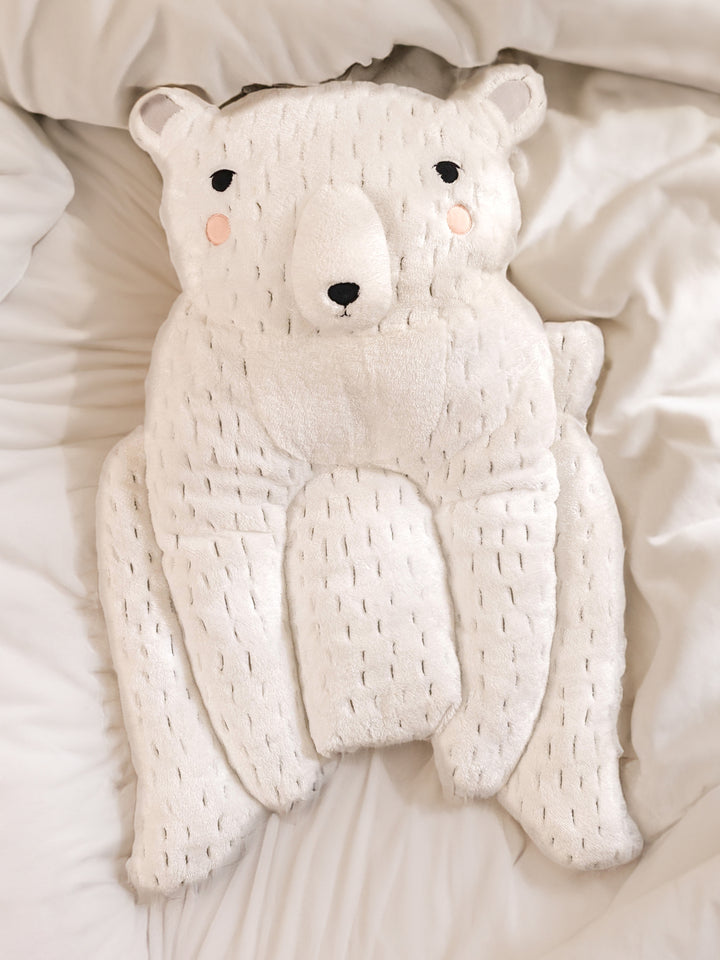 Polar Bear Baby Soft and cozy Pillow - Nap Mat
