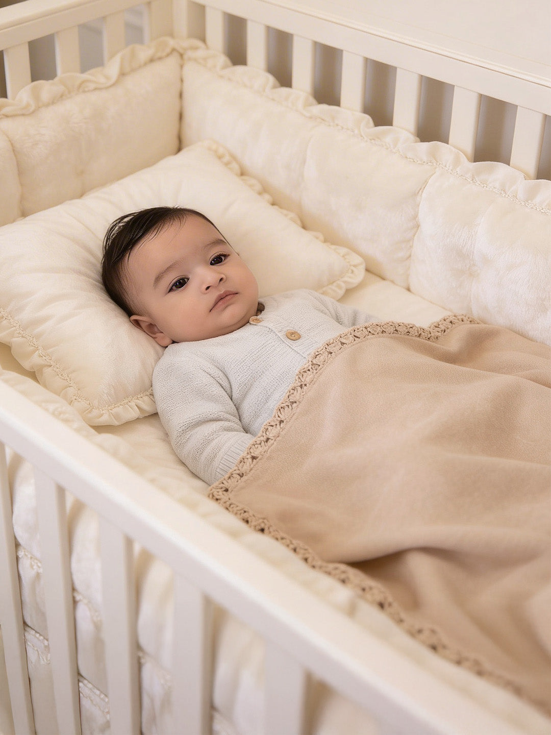 Pure Cashmere Natural Baby Blanket