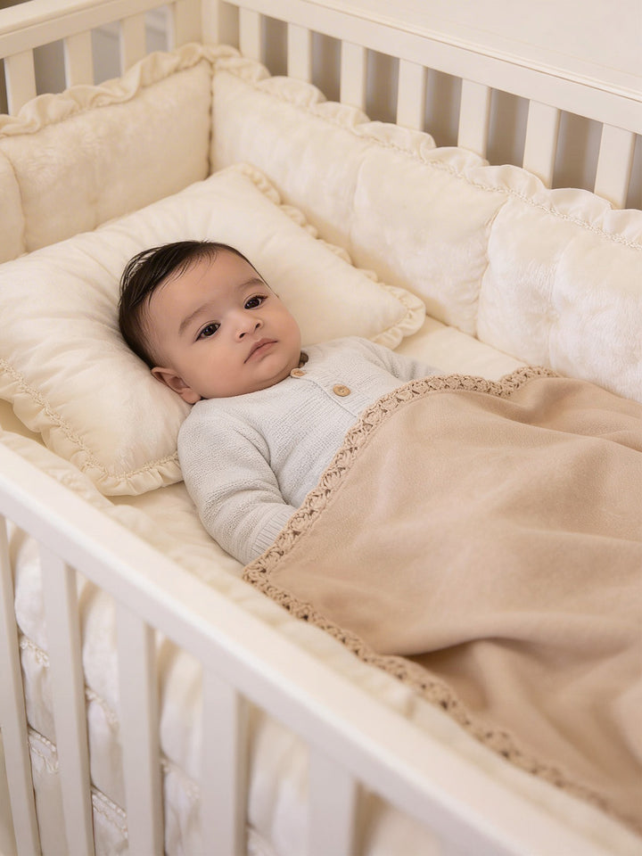 Pure Cashmere Natural Baby Blanket
