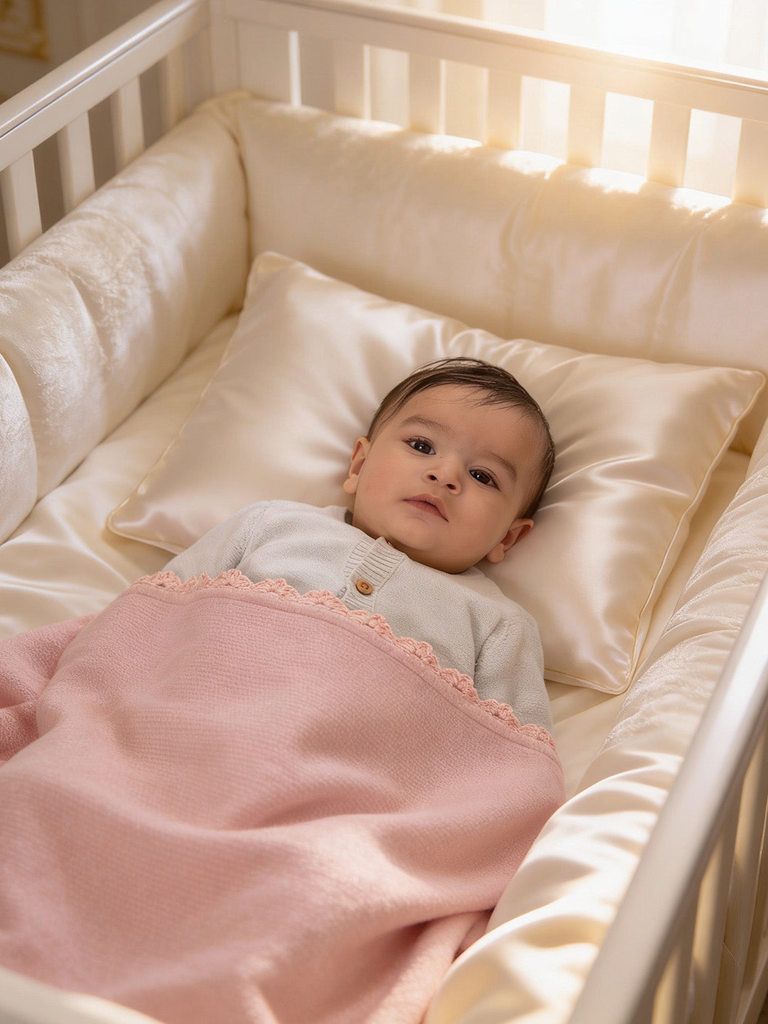 Pure Cashmere Pink  Baby Blanket