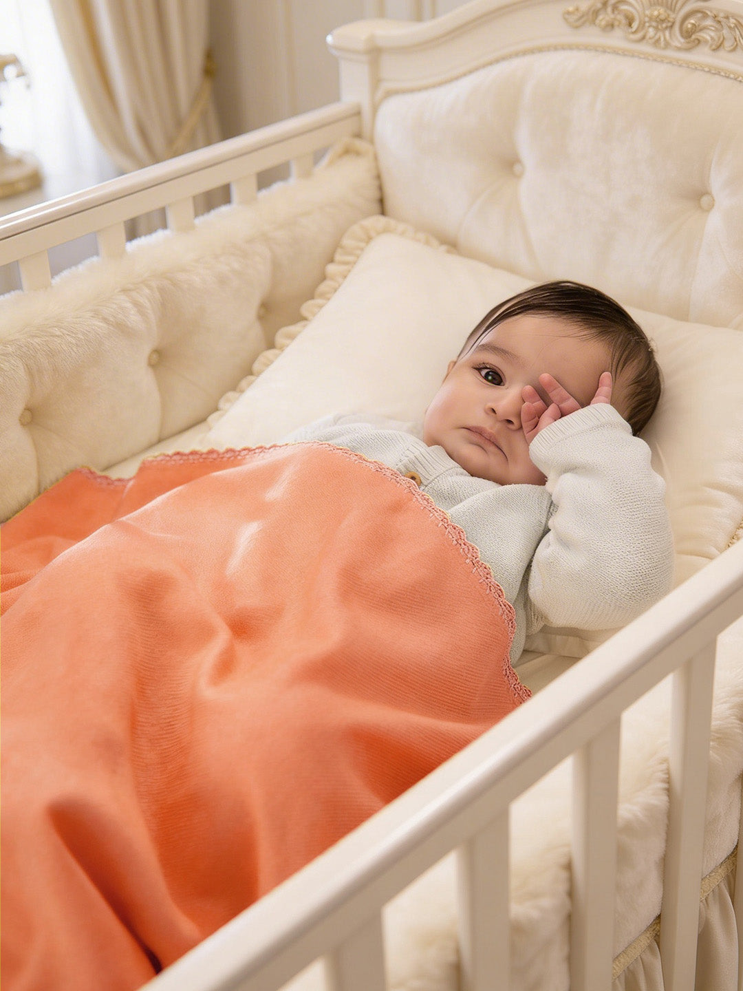 Pure Cashmere Sunset Baby Blanket