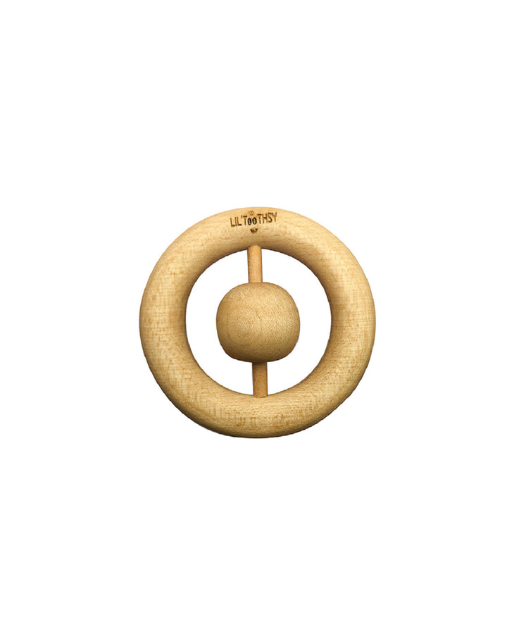 Circle of Life Wooden Teether & Rattle