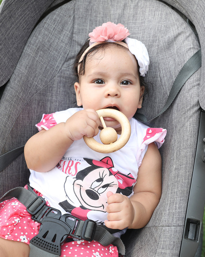 Circle of Life Wooden Teether & Rattle
