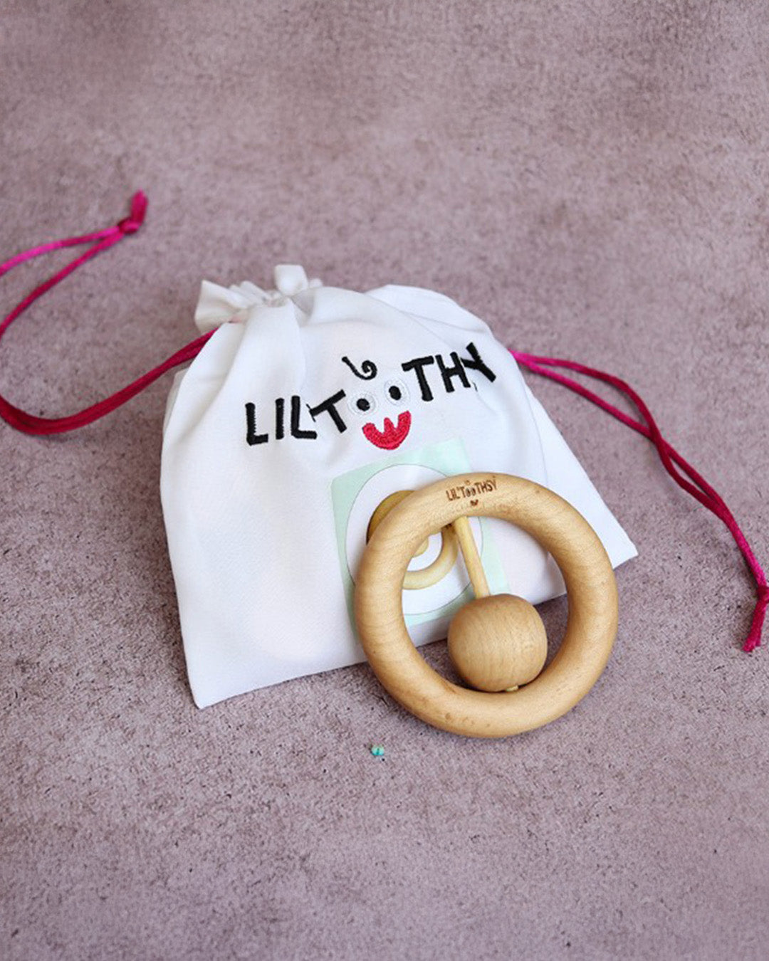 Circle of Life Wooden Teether & Rattle