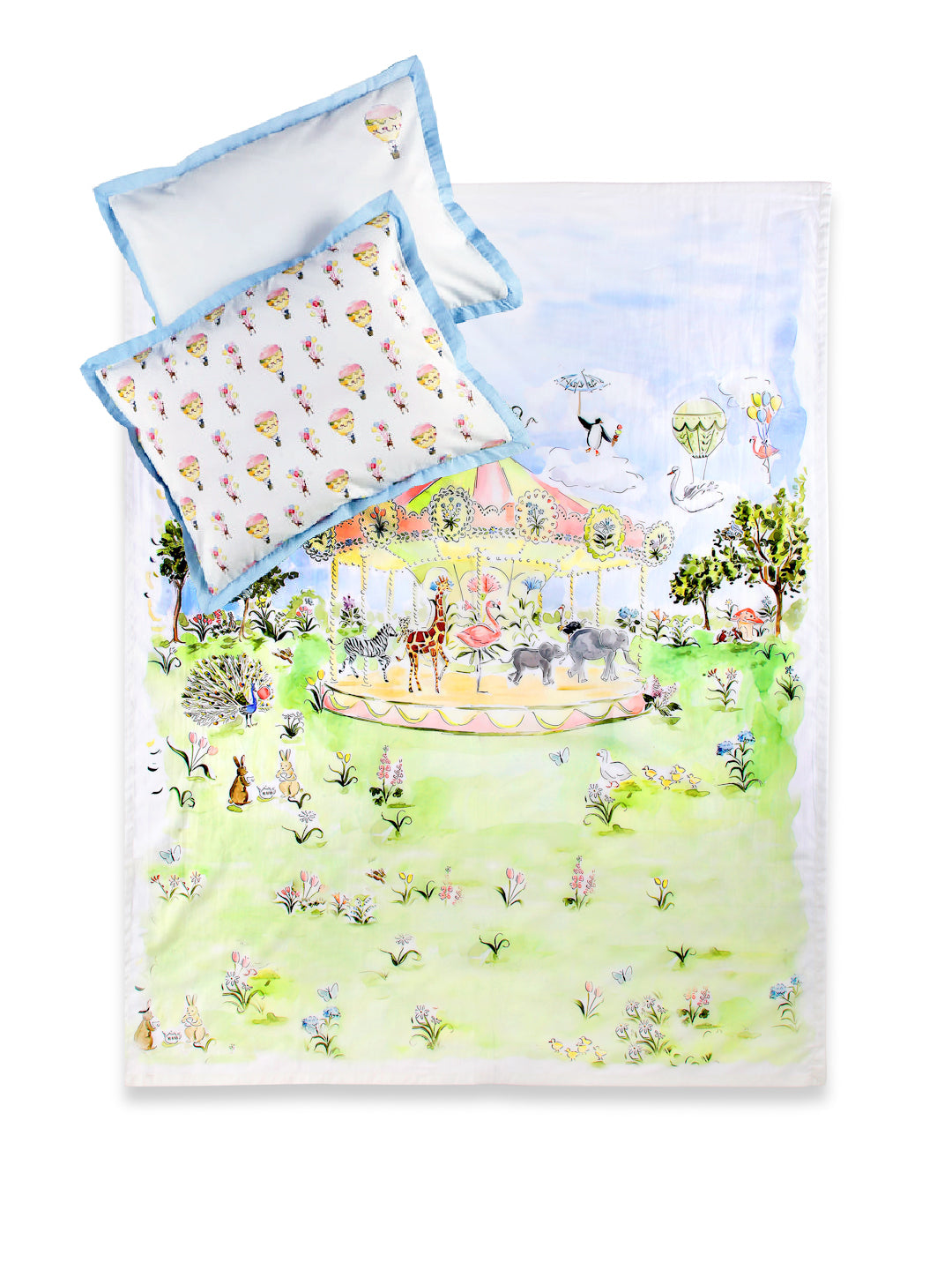 CARNIVAL CAROUSEL BED SHEET SET