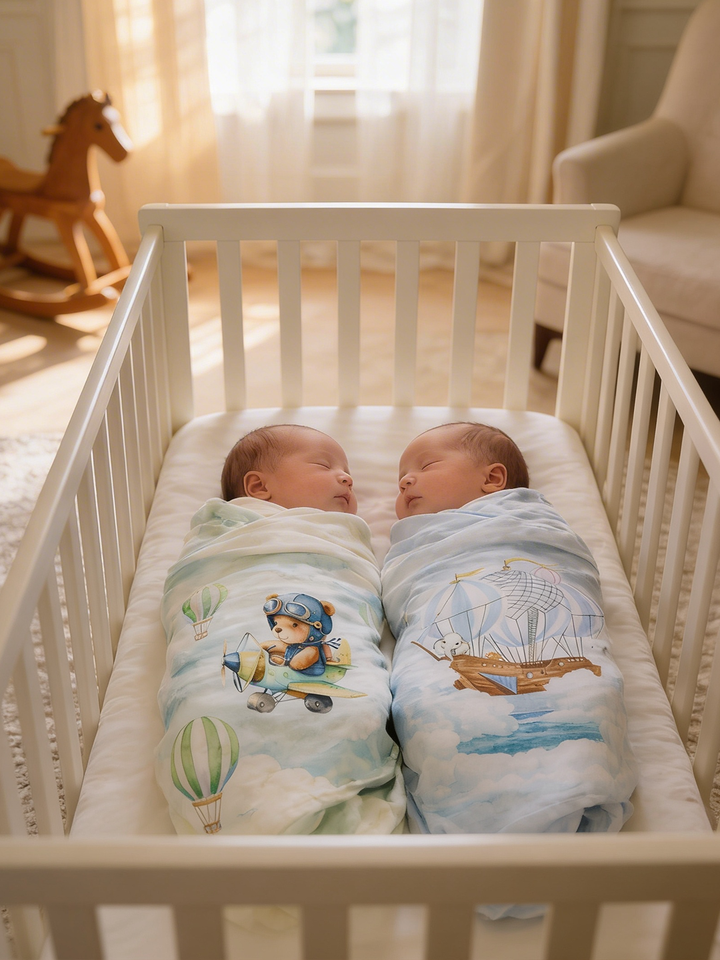 SWADDLE SET OF 2 (ELE'S EXPEDITION & Teddy's DREAM FLY )