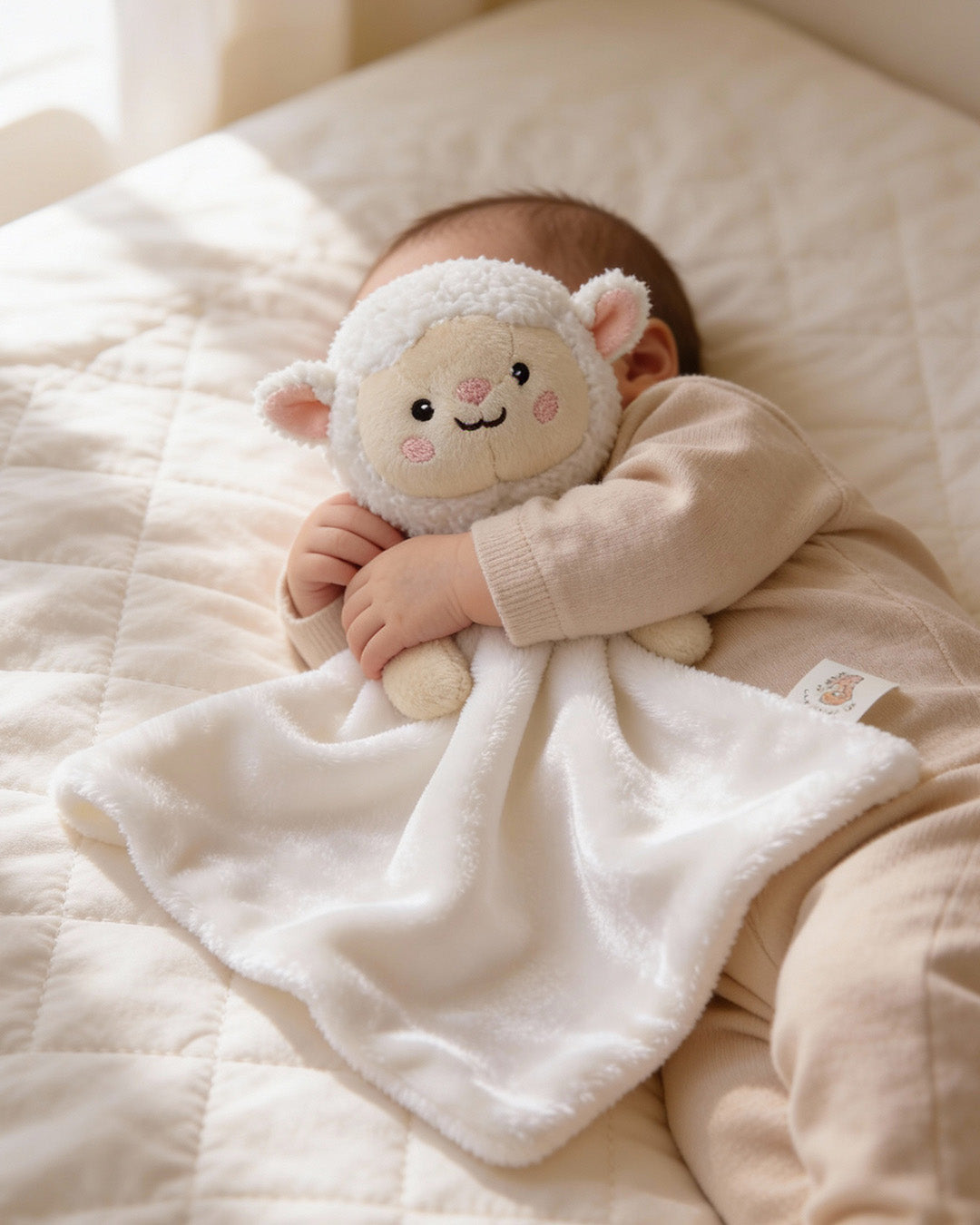 Sheep Baby Security Blanket Toy
