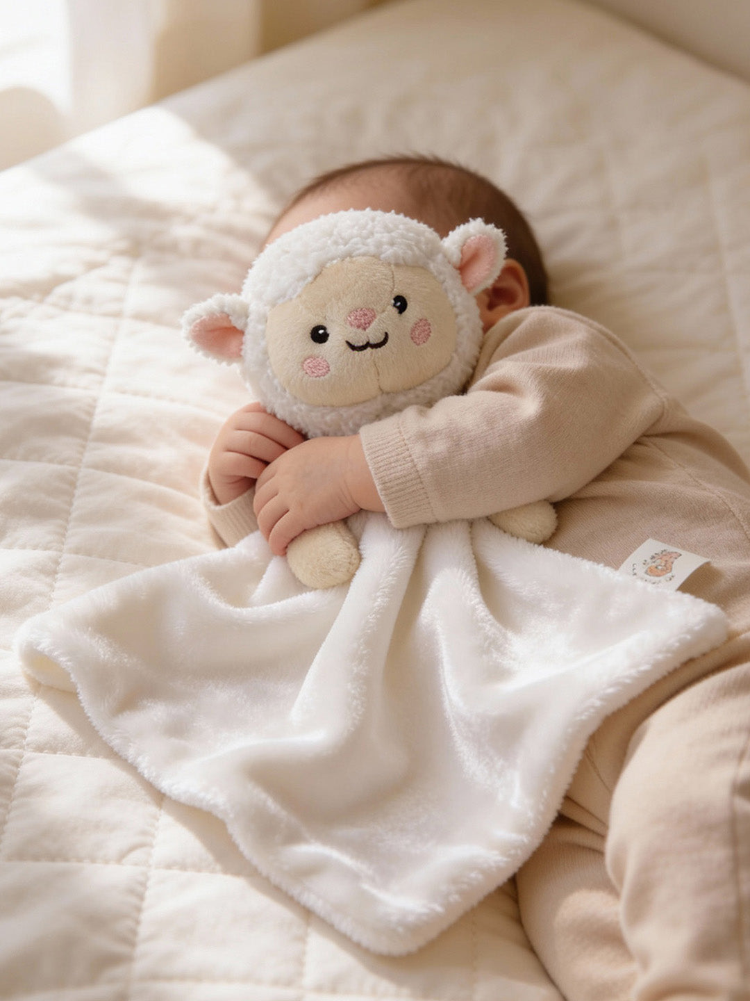Sheep Baby Security Blanket Toy