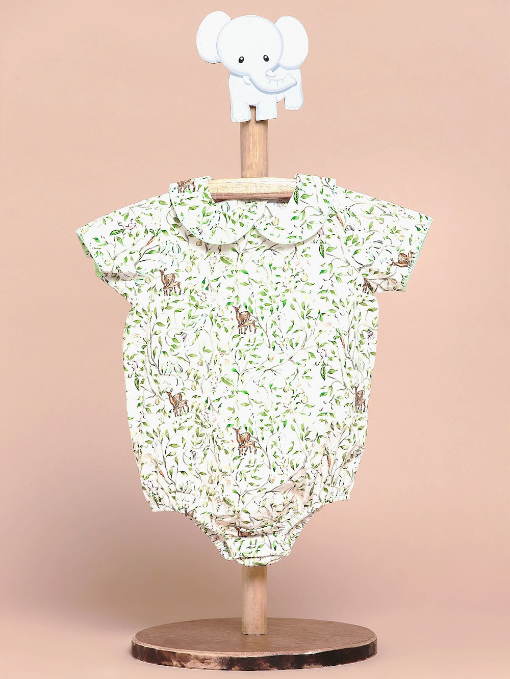 Soft Organic Cotton Enchanted Deer Onesie for your little one.