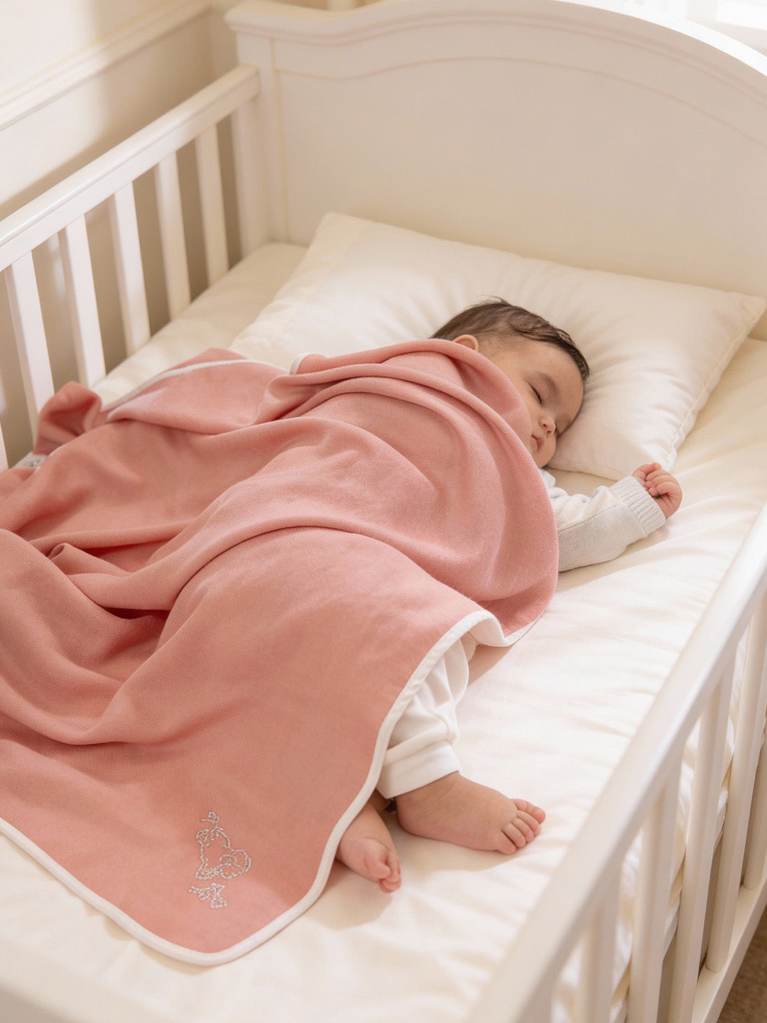 Little Lamb Love - Cashmere Swarovski Blanket