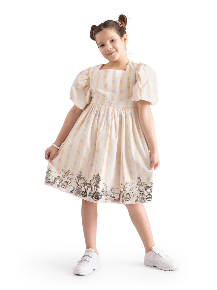 Printed Circus Girl Dress 0-10 years