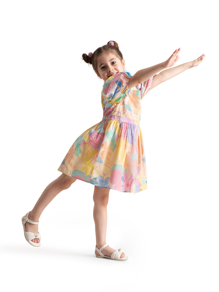 Sunkissed floral Cotton Printed Dress 0-10 years