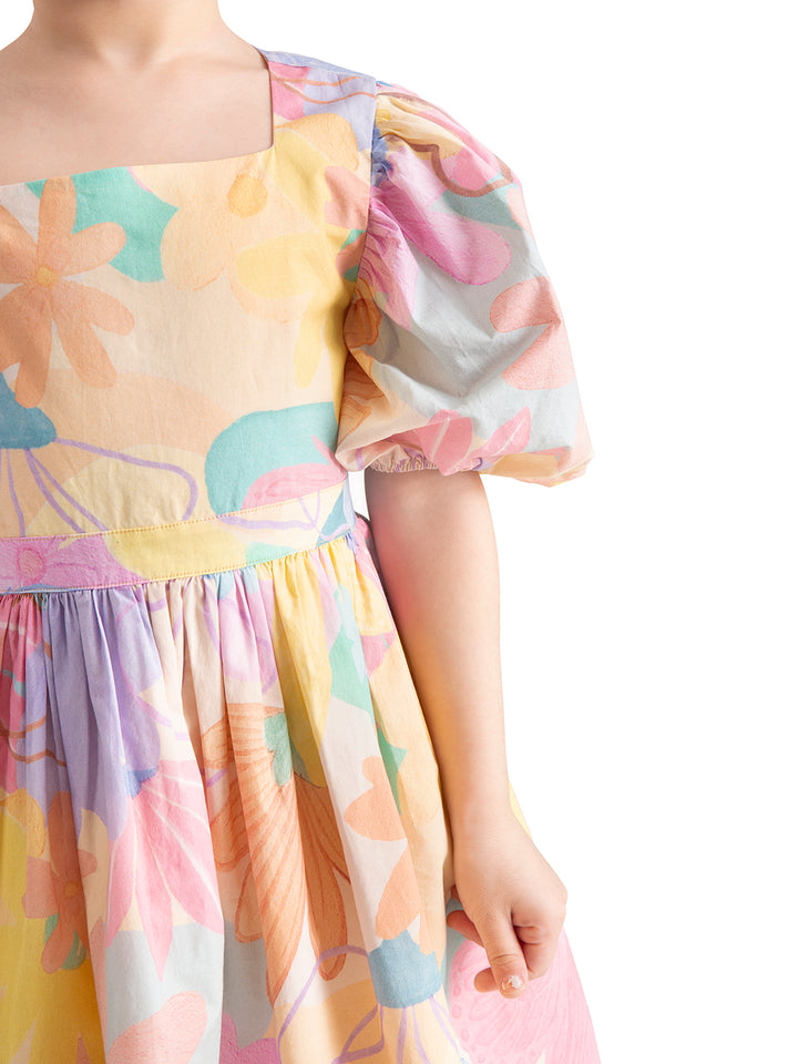 Sunkissed floral Cotton Printed Dress 0-10 years