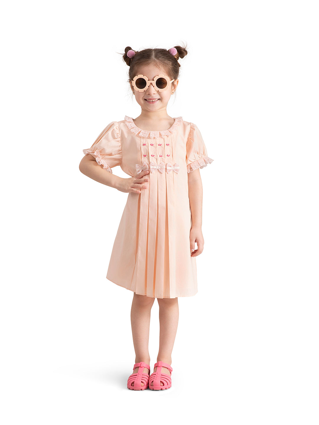 Baby Girl Peach Blossom Dress
