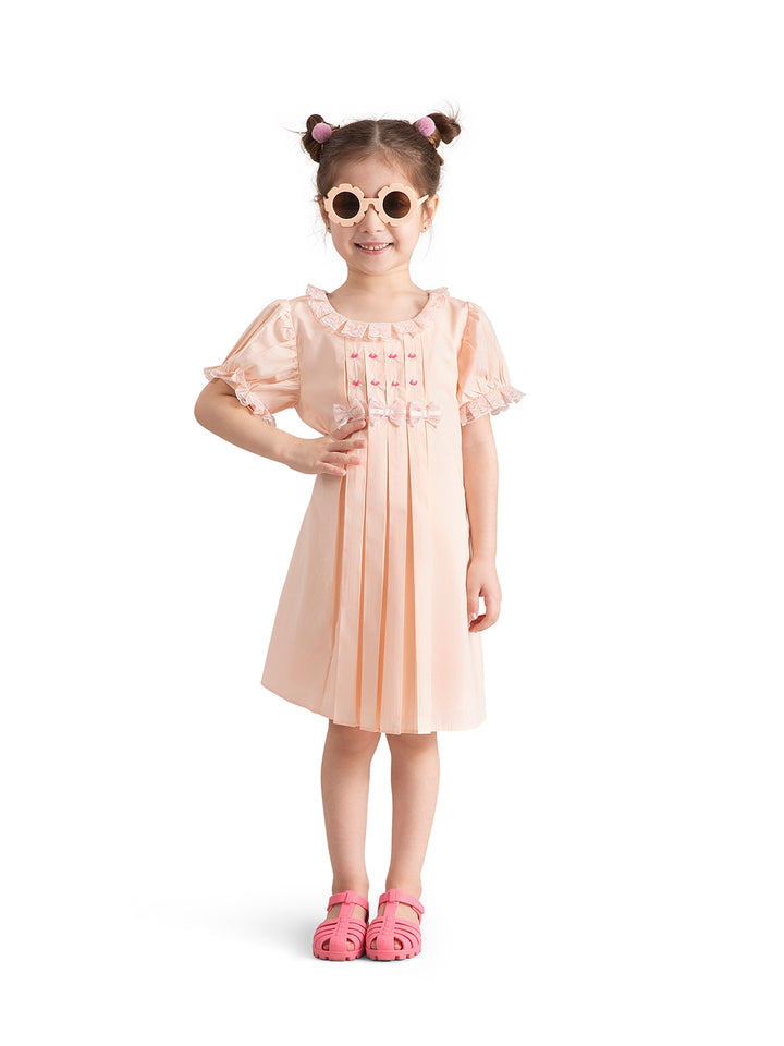 Baby Girl Peach Blossom Dress