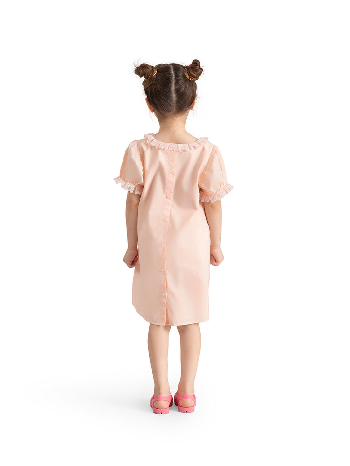 Baby Girl Peach Blossom Dress