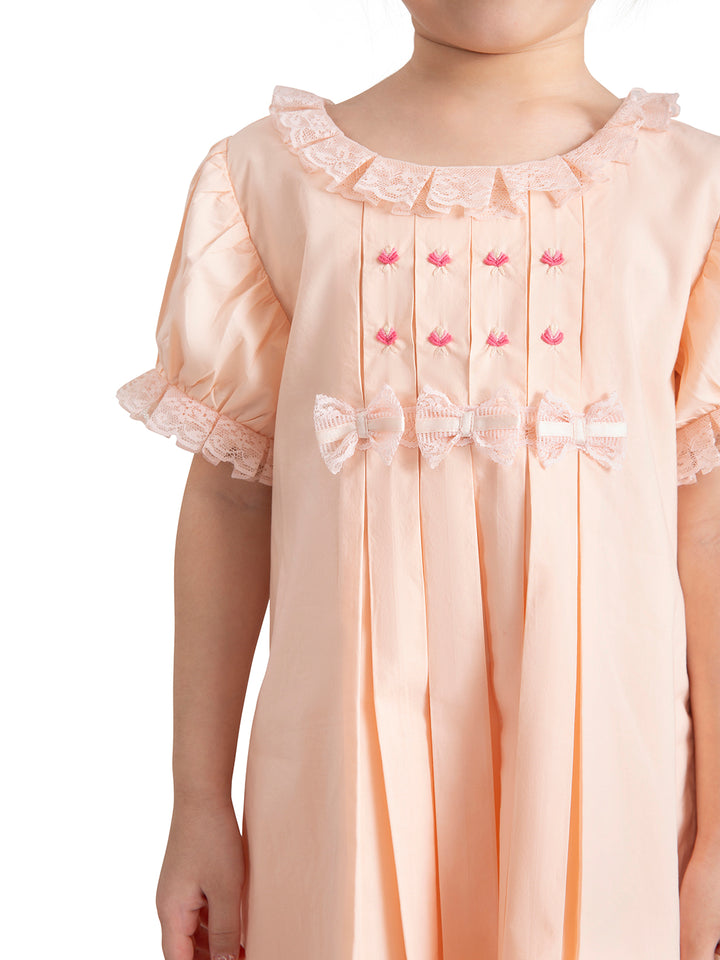 Baby Girl Peach Blossom Dress