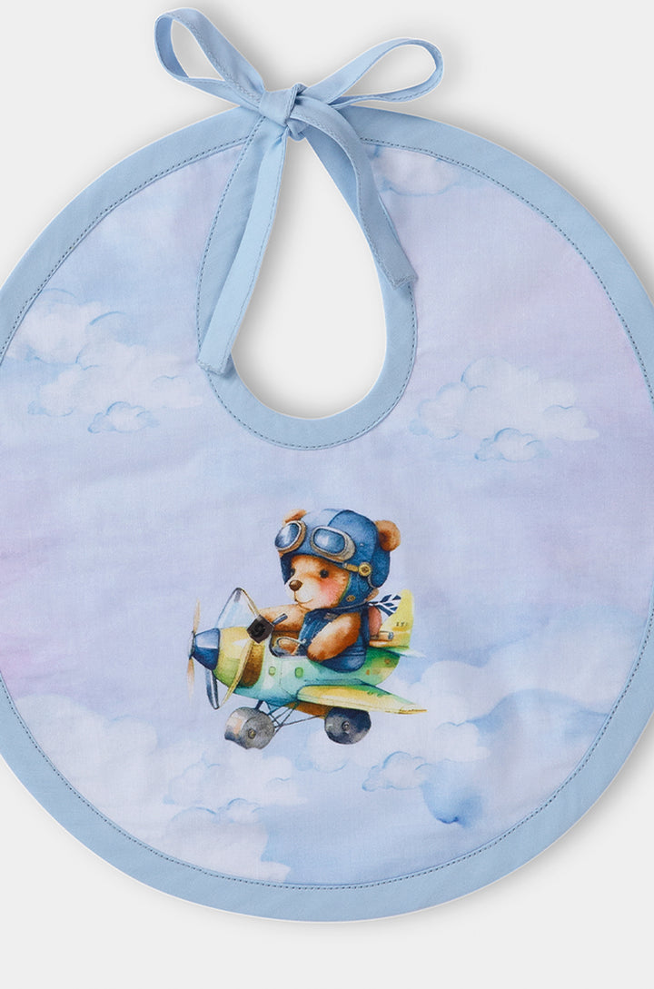 TEDDY'S DREAM FLY BIB for the baby's mealtime