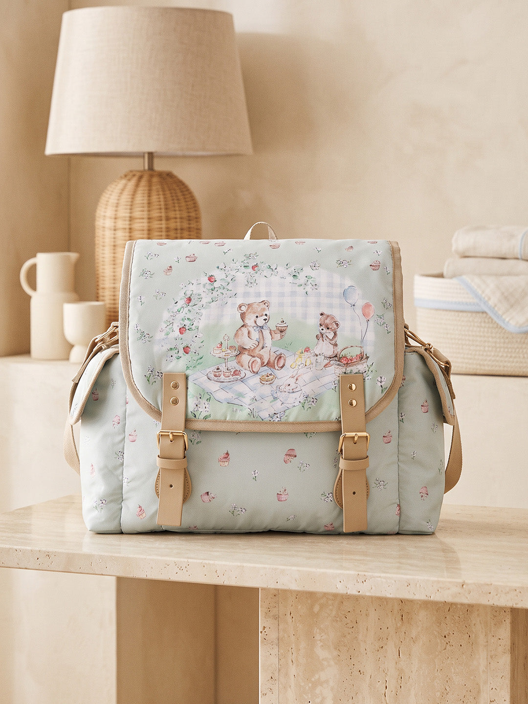 Teddy Picnic Diaper Bag