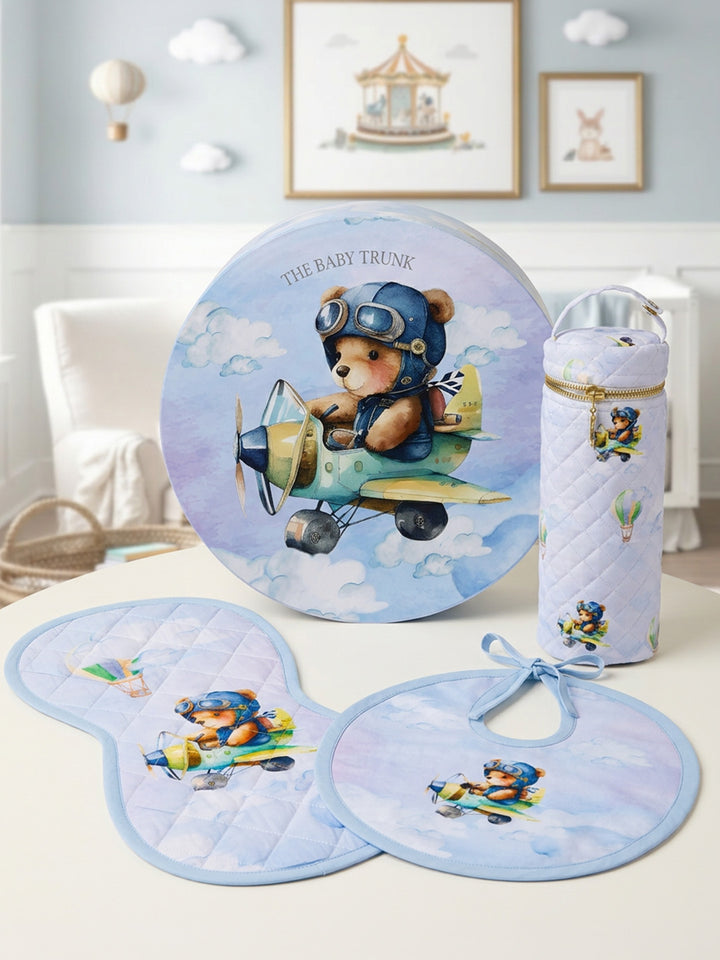 Newborn Feeding Essentials Gift Box (Set of 3) - Teddy's DREAM FLY