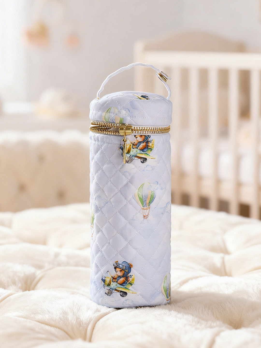 Feeding Bottle Cover - Teddy's DREAM FLY - LARGE