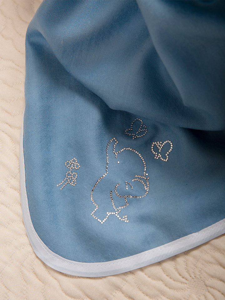 Swarovski Cashmere Blanket Wrap - Blue