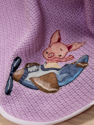 Lino Cashmere Silk Blanket - Pig