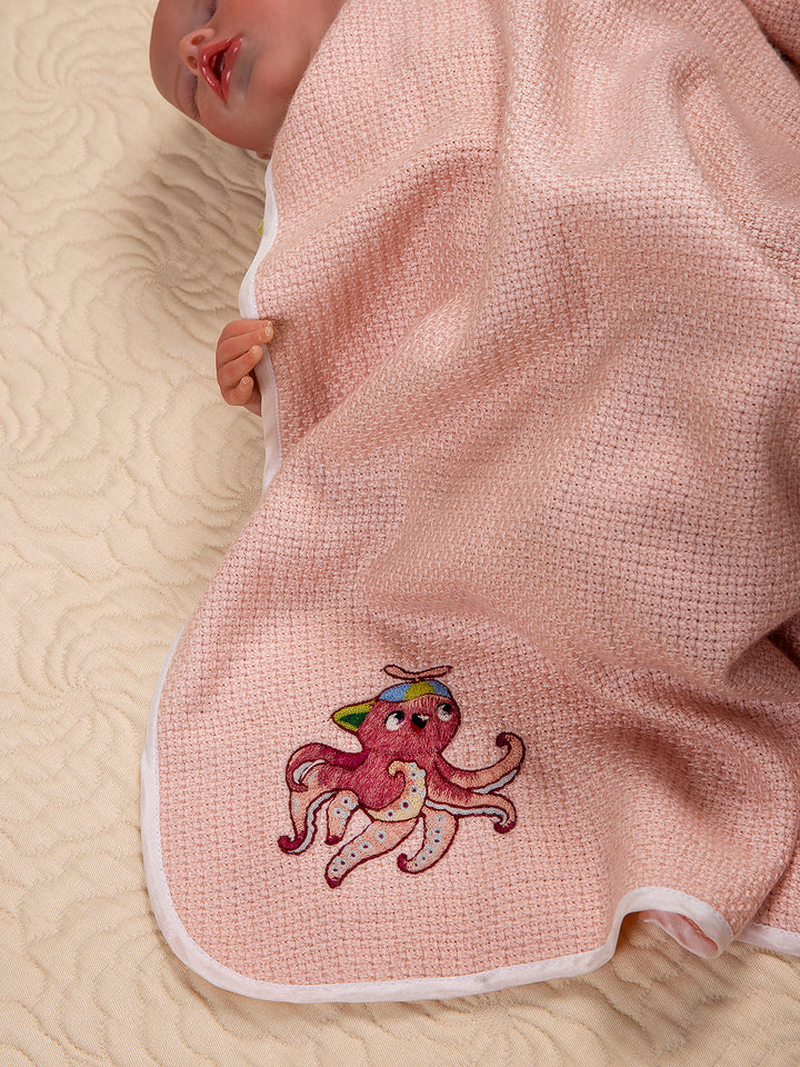 Lino Cashmere Silk Blanket - Octopus