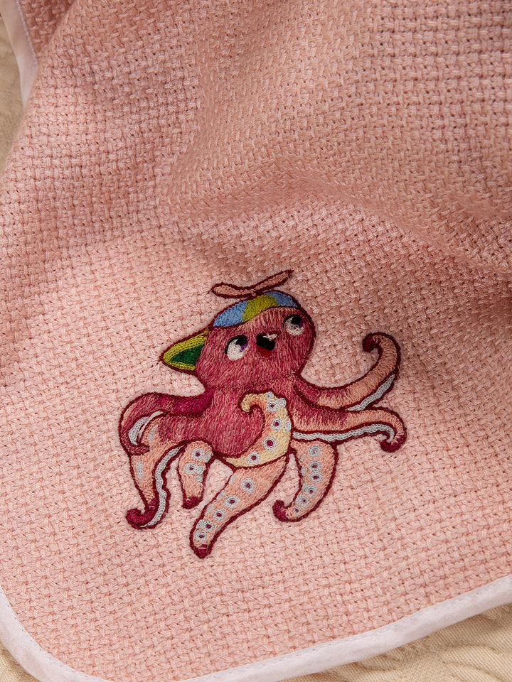 Lino Cashmere Silk Blanket - Octopus