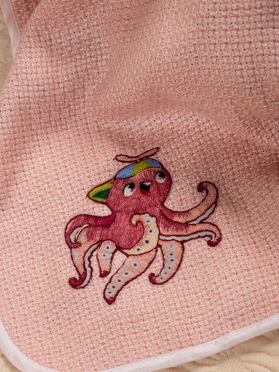 Lino Cashmere Silk Blanket - Octopus/