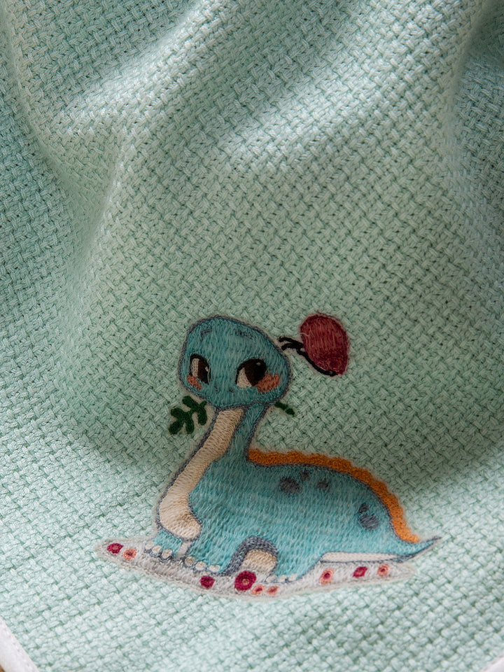 Lino Cashmere Silk Blanket - Dinosaur
