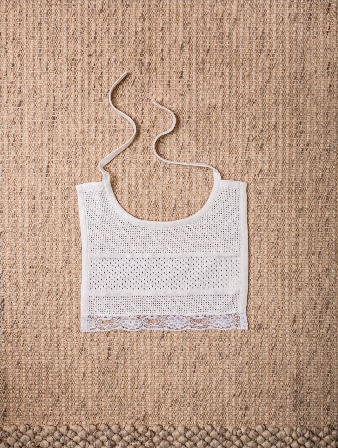 Victorian Stylish white lace Bib for your baby
