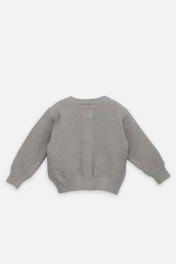 Knitted Cardigan- Grey