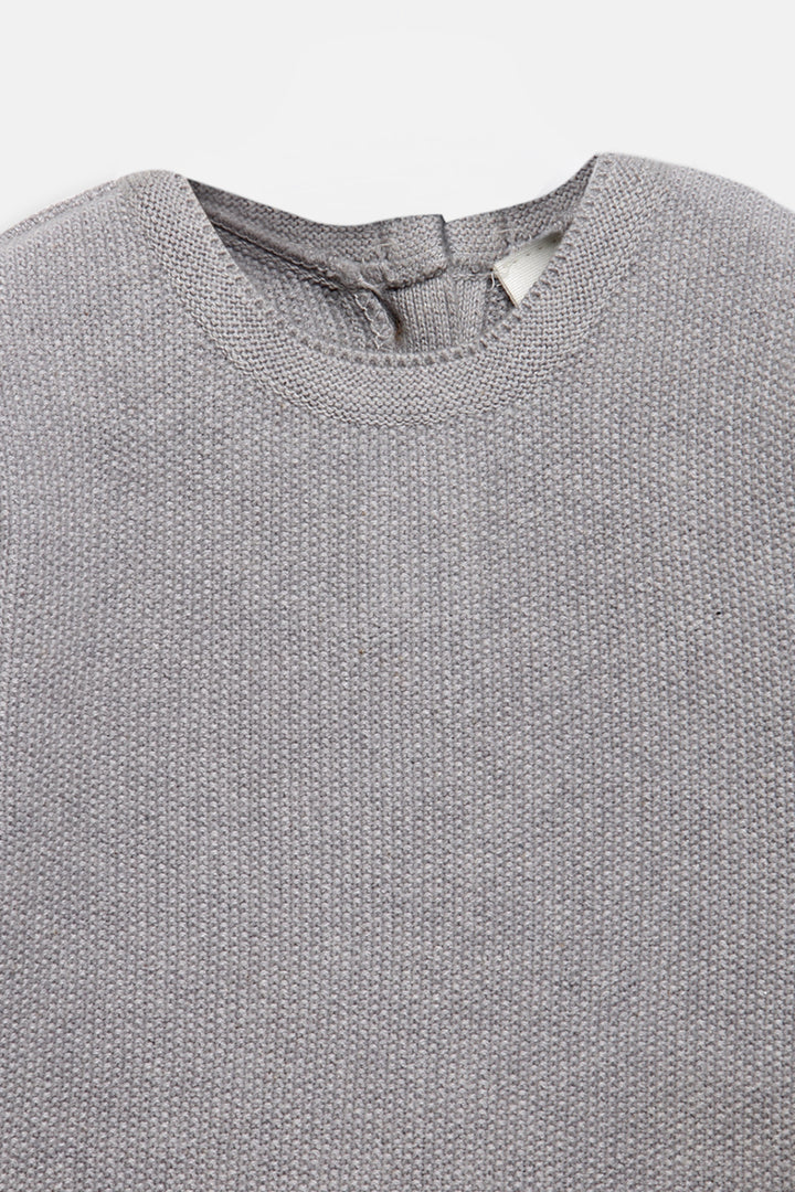 Little Bow Romper - Grey