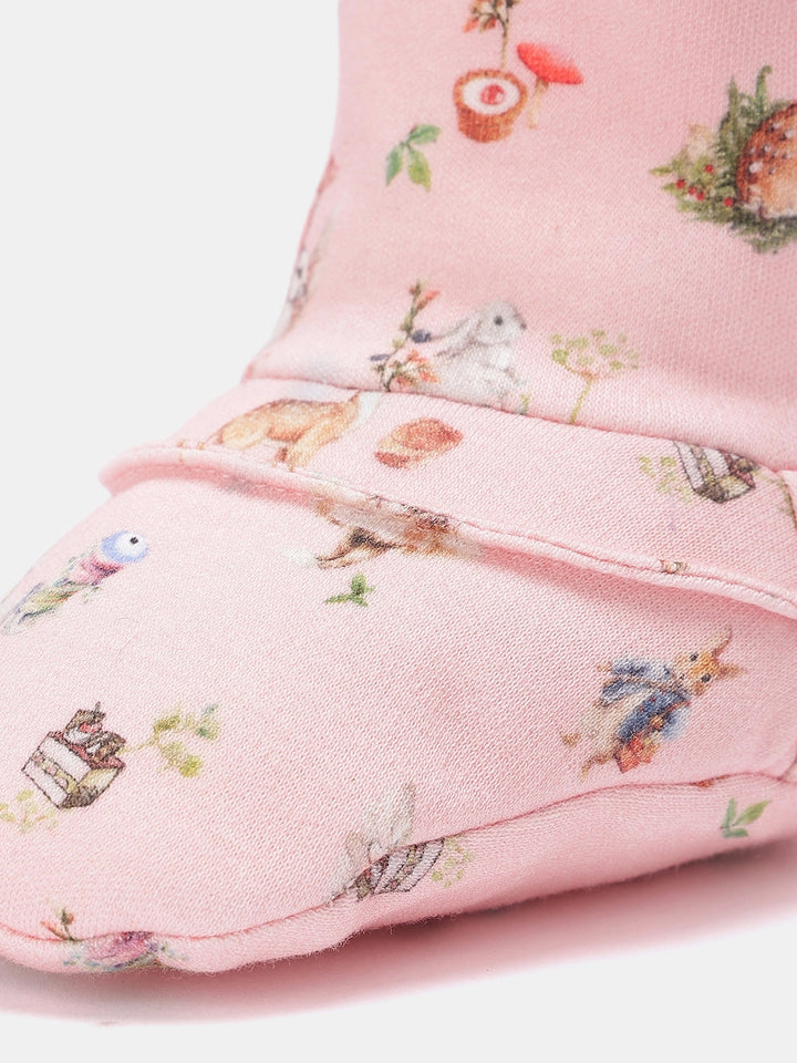 Booties -Blush Bunny