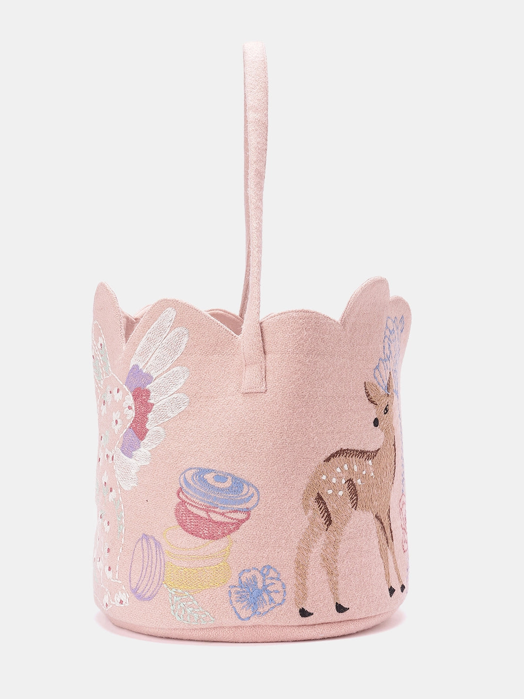 Blush Bunny Nursery Storage Basket