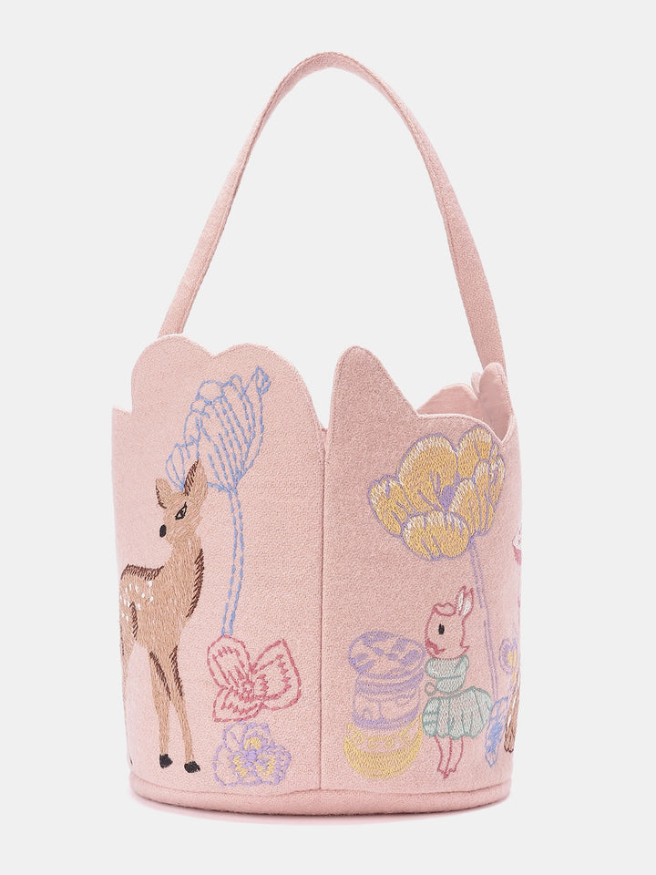 Blush Bunny Nursery Storage Basket