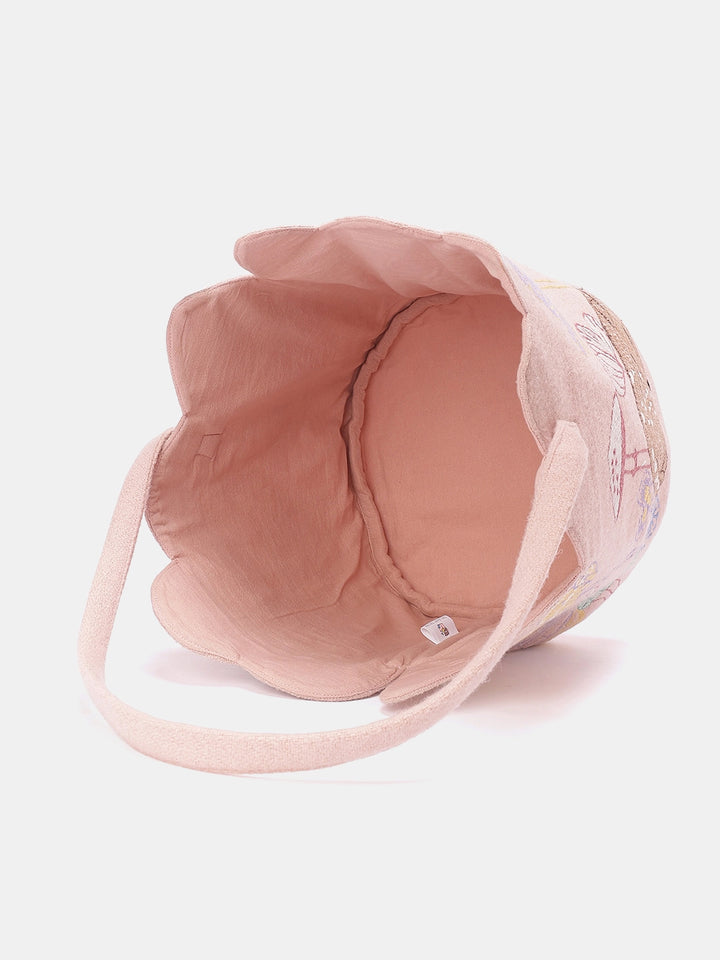 Blush Bunny Nursery Storage Basket