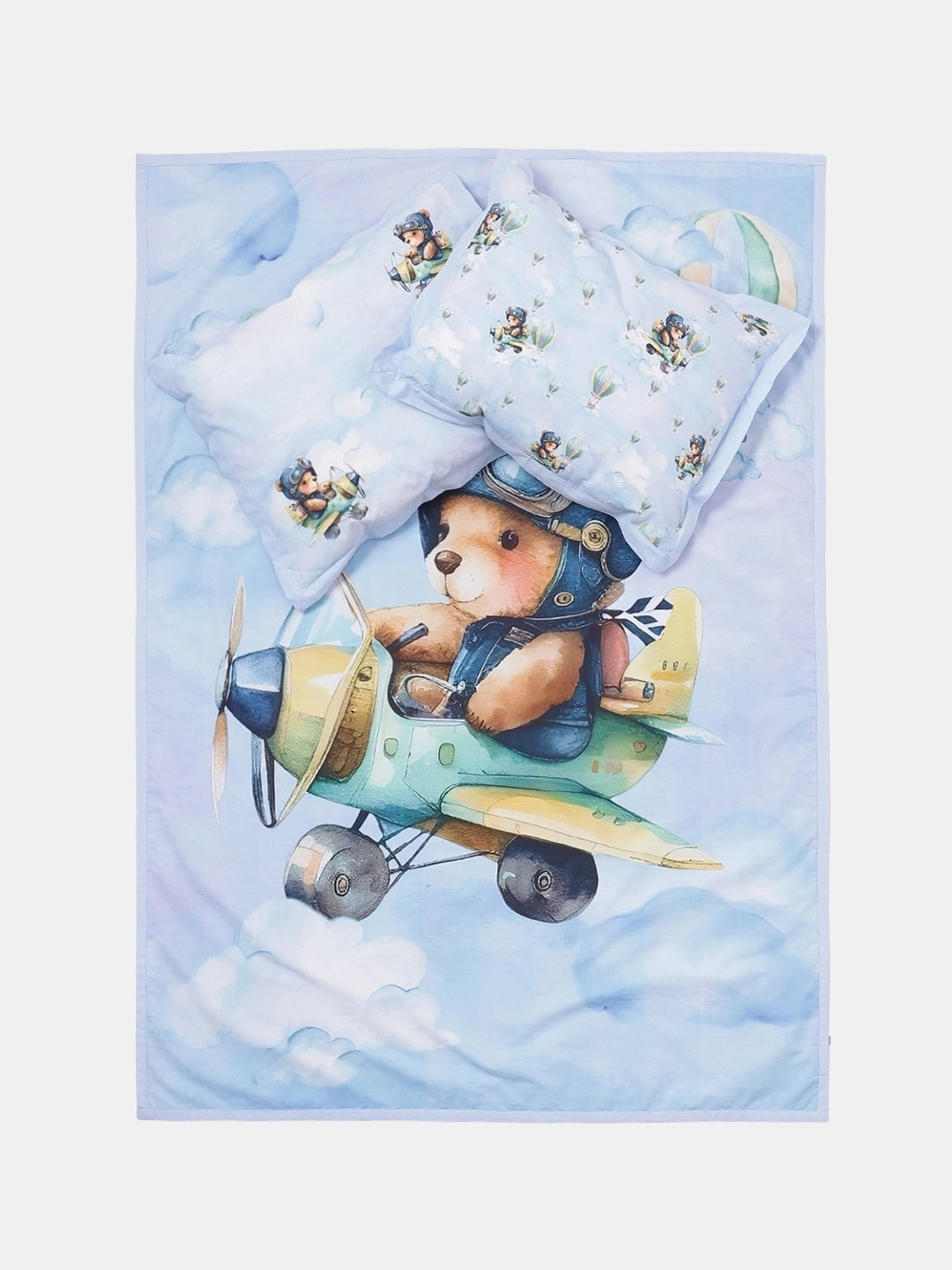 Teddy's Dream Fly Bedsheet Set and Pillow Covers