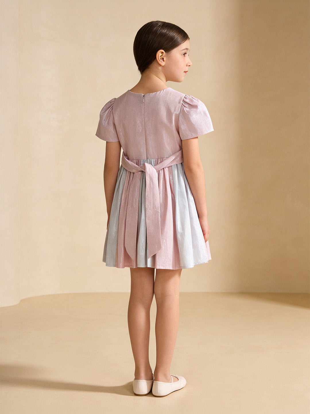 Baby Girl Pink & Silver Party Dress 0-10 years
