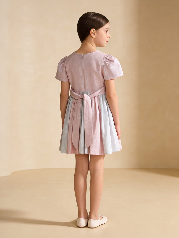 Baby Girl Pink & Silver Party Dress 0-10 years