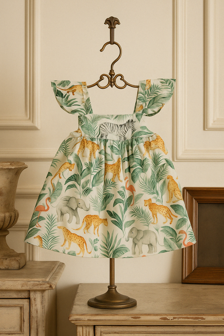 Girl's Animal Printed Frock