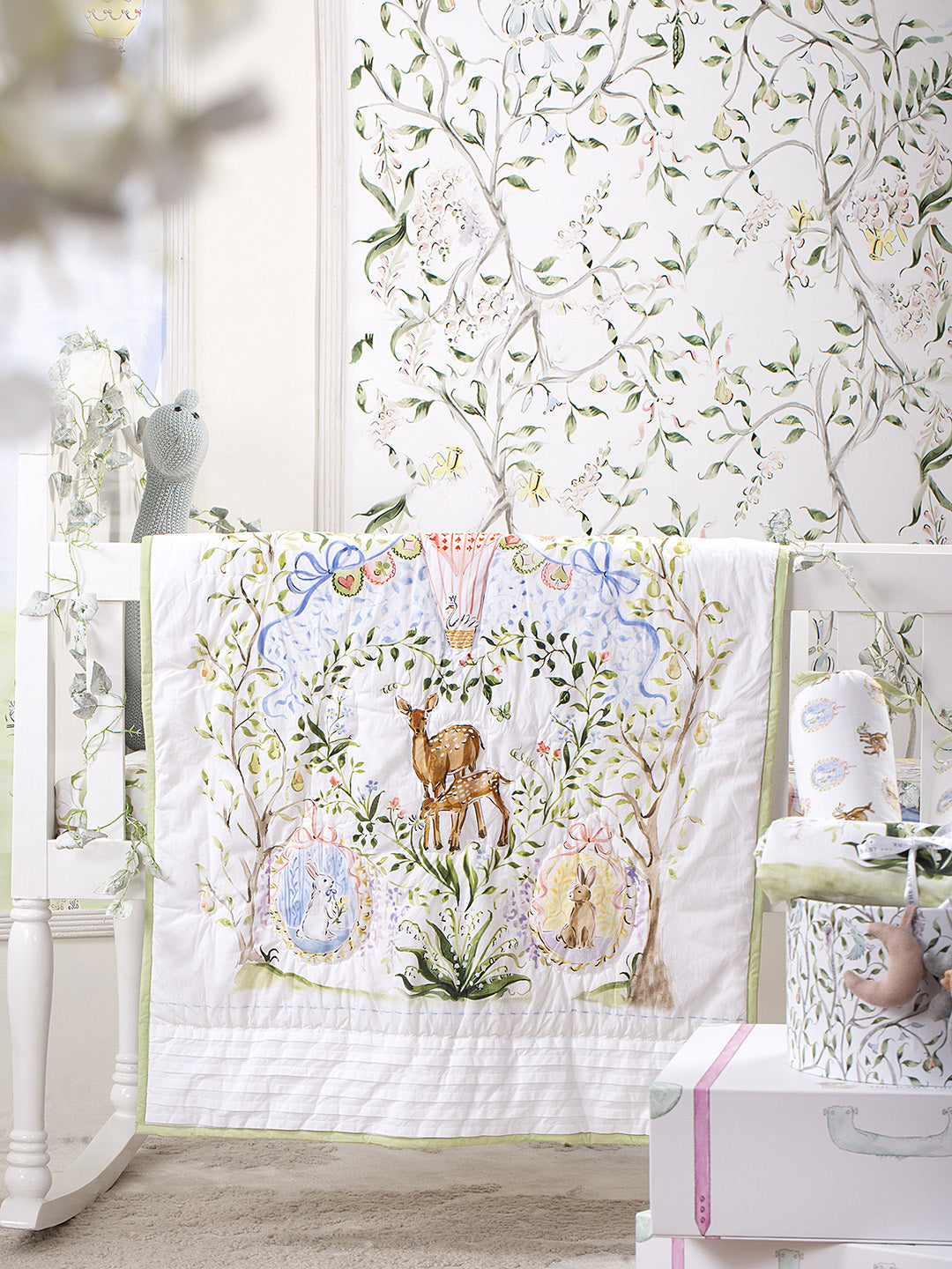 Buy Enchanted Deer Quilt For Baby - Small & Big Size