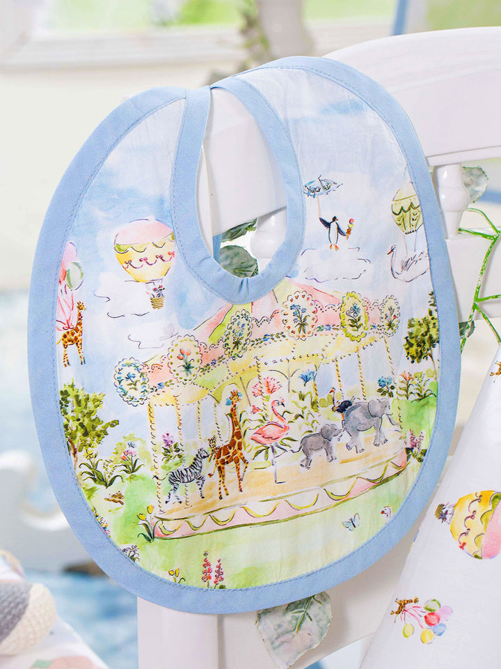 100% organic cotton, super absorbent bib for the baby