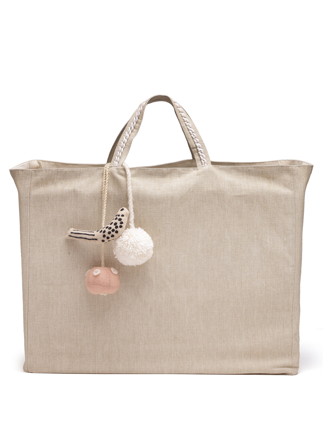 Small Chambray Gift Bag With Hanging