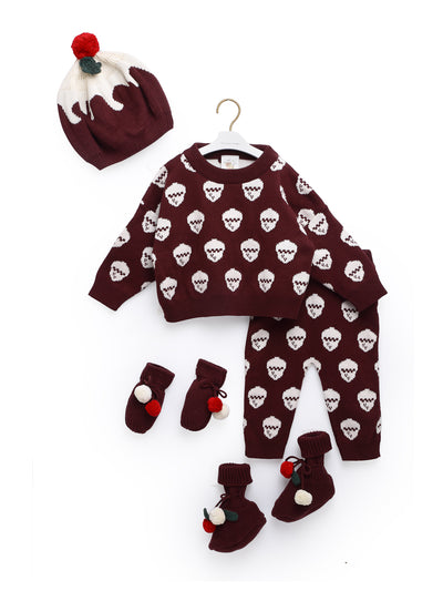 Nuts Christmas Set Of Five For Babies